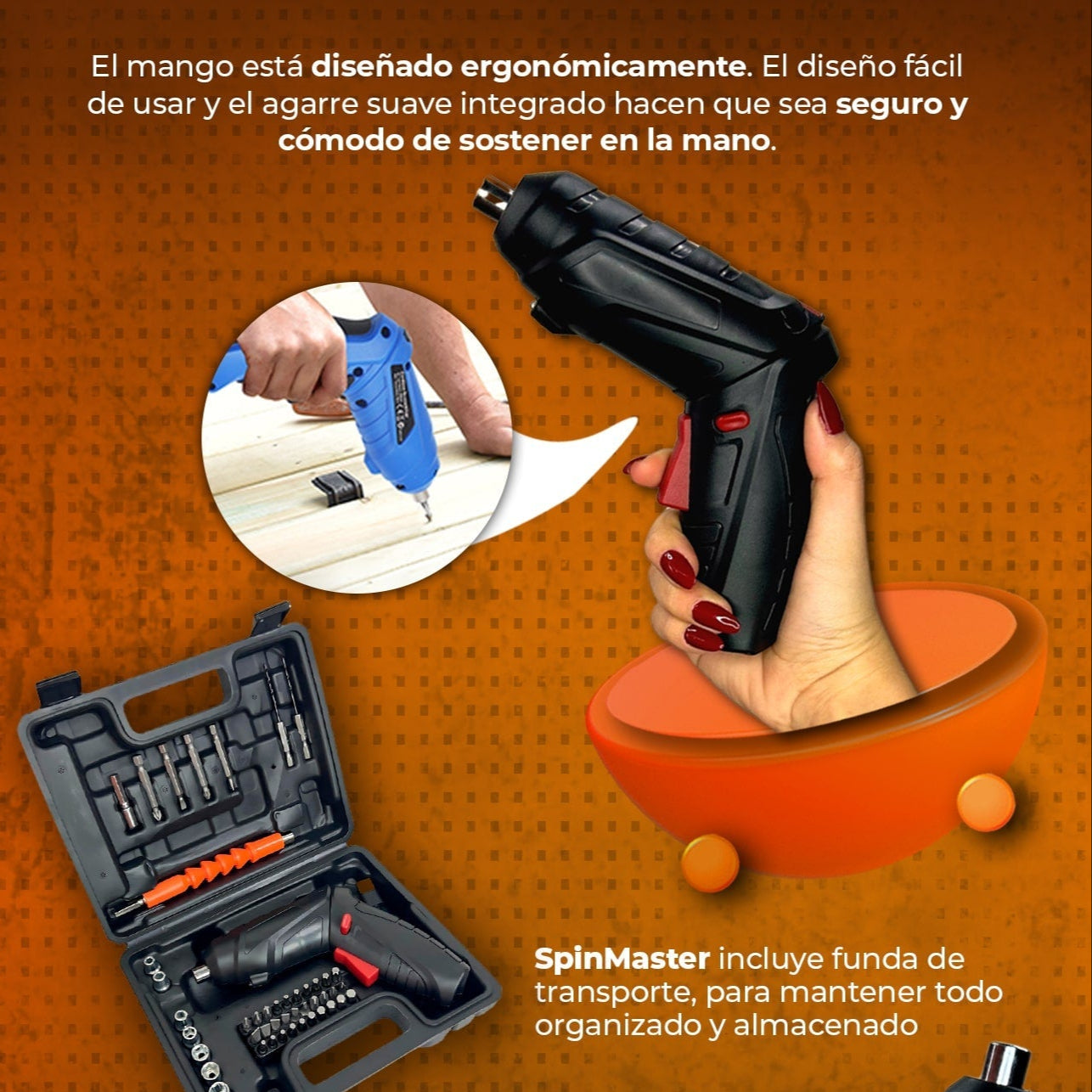 SpinMaster Pro 47™ – Kit Destornillador Premium