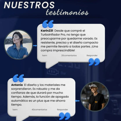 AirGo® – Inflador de Llantas 100% Portátil